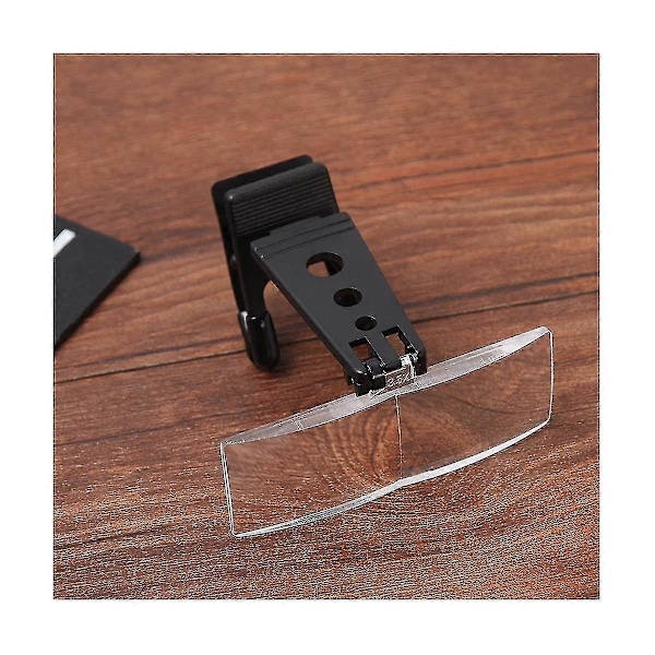 1.5x/2.5x/3.5x Forstørrelsesglas Optiske Instrumenter Sammenklappelig Clip-On Brilleluppe Med 3 Akryl L