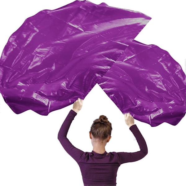 2 st Halvcirkel Lovsångsflagga, 140x92 cm Dansflaggor med 2 Teleskopiska Stänger