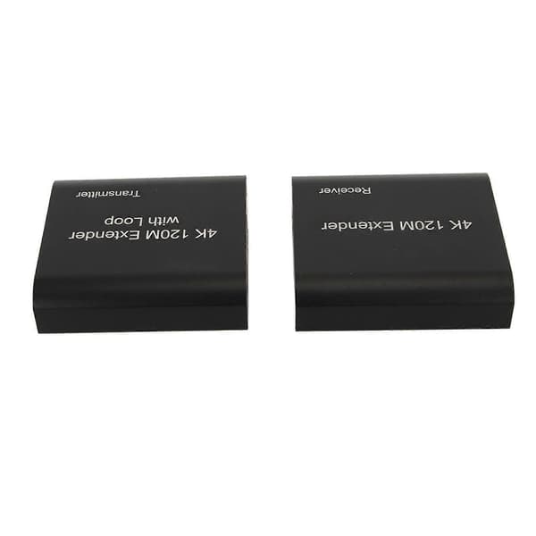 HD Multimedia Interface KVM Extender 4K Ved 30hz Enkeltkanals Netværks Extender 120m 100?240V EU Stik YEMMA