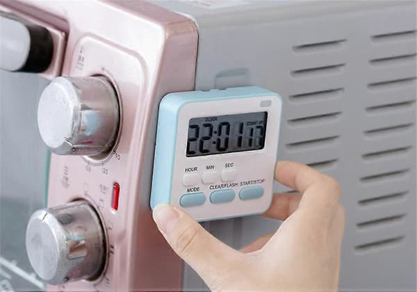 LED Digital Display Madlavnings Vækkeur Manuel Nedtælling Køkken Timer Sleep Stopur Ur Hus Magnetiske Køkken Gadgets A1