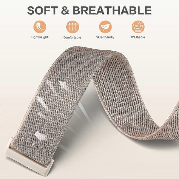 6-pak nylonremme til Fitbit Versa 3/4/Sense 2: Elastiske erstatningsremme