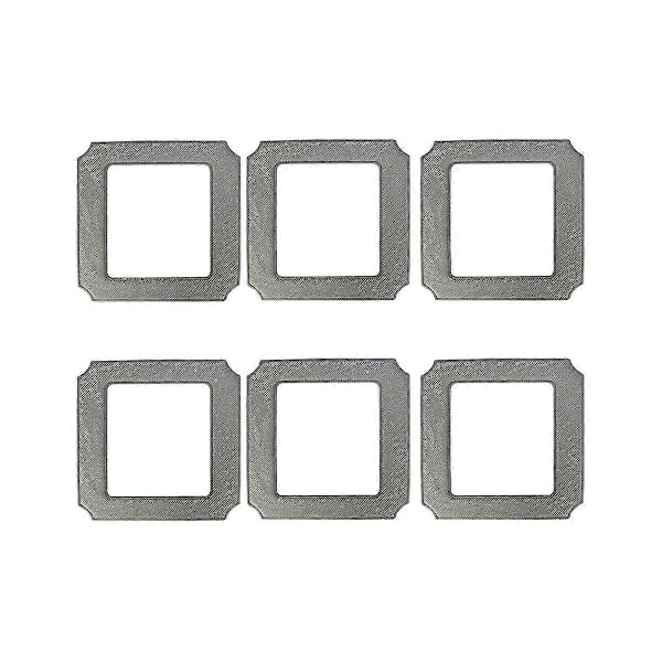 6 st Mikrofibermoppdukar för Winbot W836 W850 W860 W880 W920 Fönsterputsningsrobot