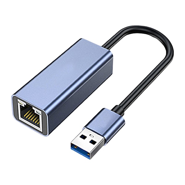 USB Ethernet-adapter Stabil överföring Länkad nätverk Anti-störning Typ-C till RJ45 100M Lan-konverterare för MAC OS