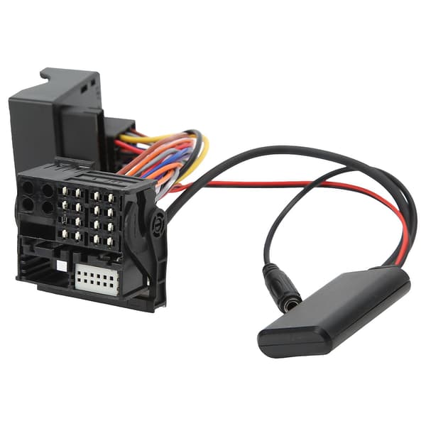 Bil Trådløs AUX Inngang Kabel Adapter Bluetooth 5.0 med Mikrofon Erstatning for E46 320i 320ci