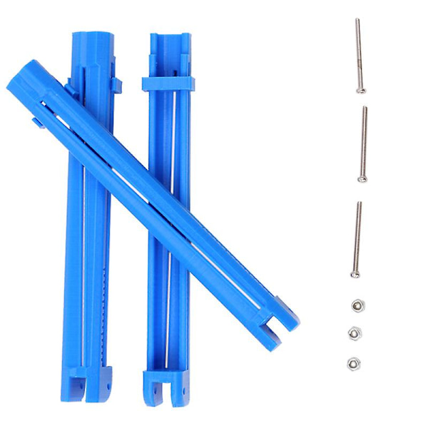 3D Fjäderpinne Ersättningskolumn Bågskytte Fletching Jig 15 Graders Lutning Fjäderpinne Bågskyttetillbehör Blå