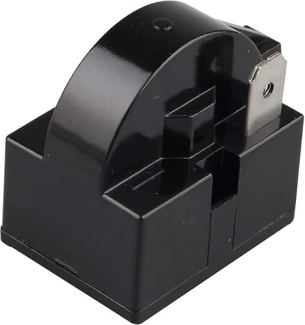 2-pak 15 Ohm enkeltbenet PTC-starterrelæ til køleskab, fryser og kompressor, sort, 30 cm