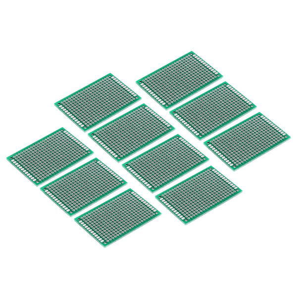 Universelt PCB kretskort for DIY lodding - 10 stk pakke