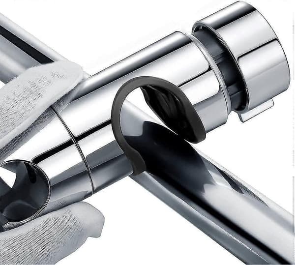 Utskiftbar Håndholdt Dusjhodeholder, Krom ABS Dusjhodeholder, 18-25mm Diameter Justerbar