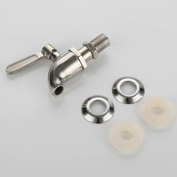 Tappekran for fat, 12mm drikkedispenser, øltappekran, vintappekran - Rustfritt stål og størrelse 12mm