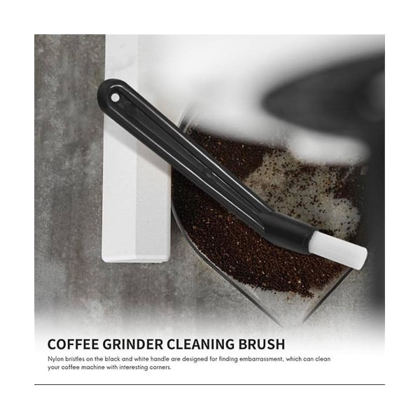 Kaffemaskin rengöringsborste Plasthandtag med nylon Espressoborste Kaffe Cleani