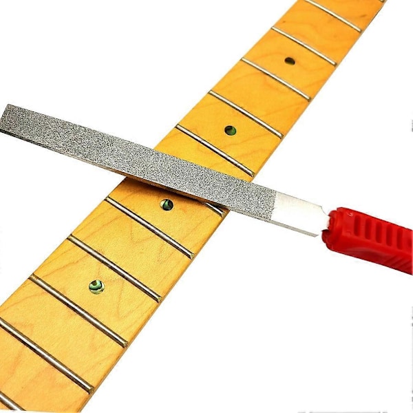 Gitarbåndfil for luthiers, smal dobbelverktøy, musikerverktøy, gitarluthier-reparasjonsverktøy