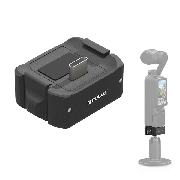 For Pocket3 ladeadapter Dock Multifunksjonelt praktisk kameratilbehør med dobbelt grensesnitt