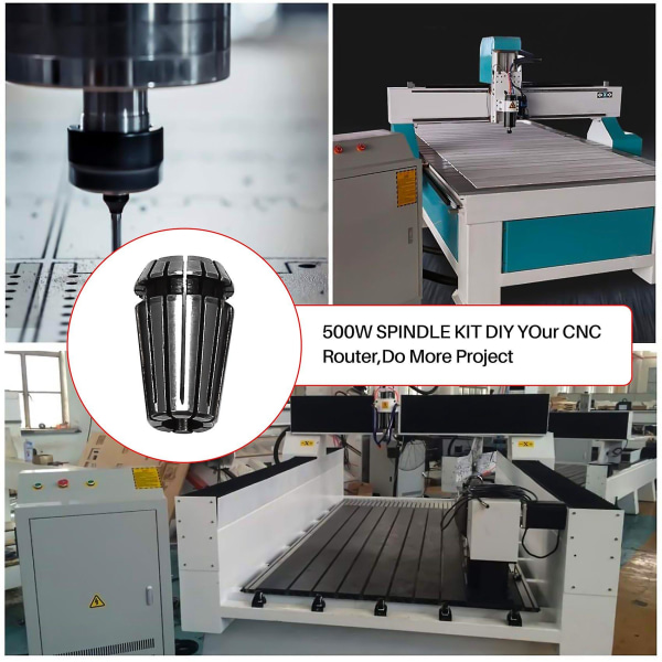 10 stk/sett Ultra Presisjon Er16 1-10mm Fjærpatronsett For Cnc Fresing Dreiebenk Verktøy Graveringsmaskin