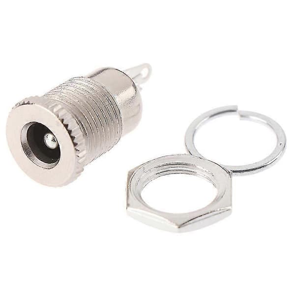 5 stk. DC099 5,5 * 2,5 mm DC strømstik hun panelmonteringsstik SHYTMV