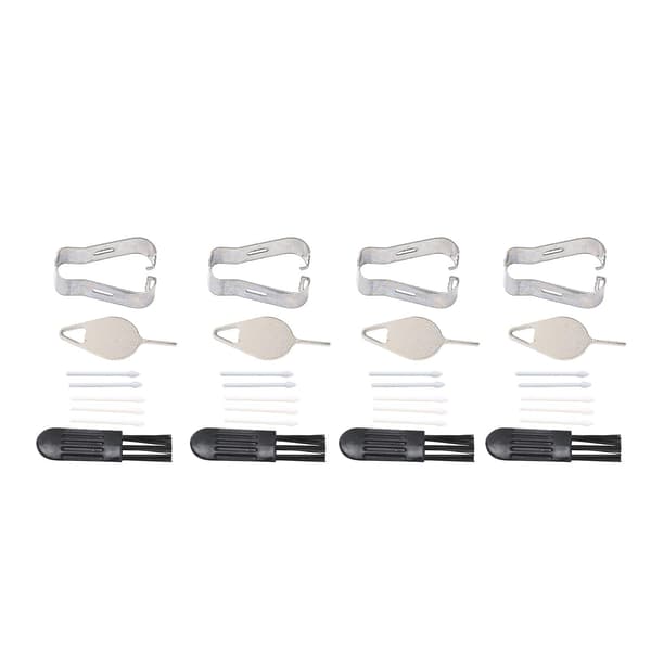 Erstatningsspiss-sett for Samsung Tablet S7 FE 12.4 Tommer T733 - 4 Sett (Hvit Grå)