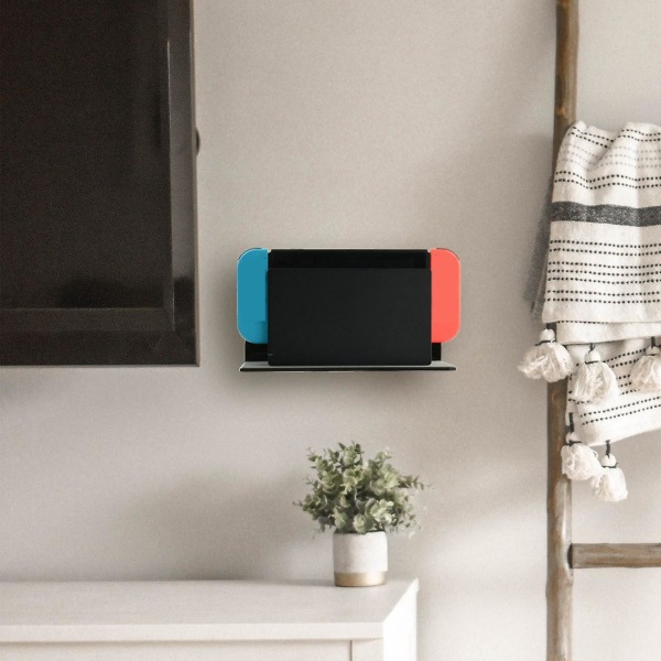 Väggmonterad Hylla för Högtalare, Akryl Väggmonterad Displayhylla för Bluetooth-högtalare, Webbkamera, Mobiltelefon