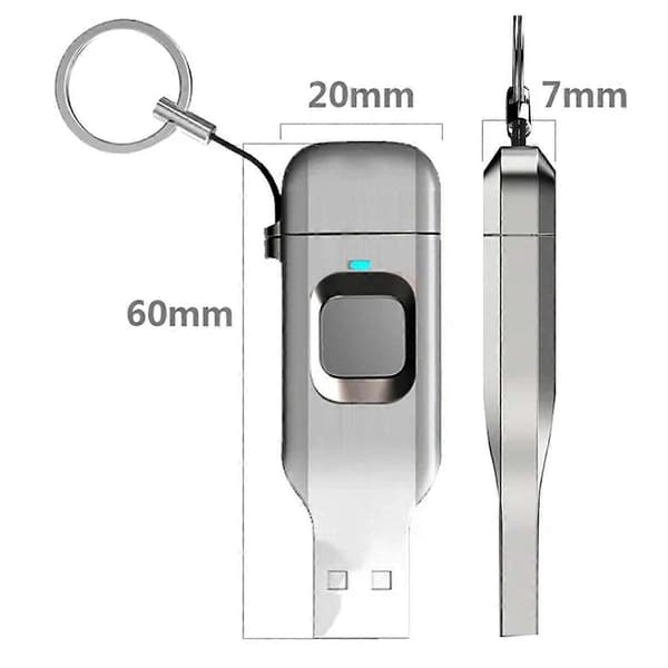 Fingeravtryck USB-minne Metall OTG Pendrive USB3.0 Typ C 32G