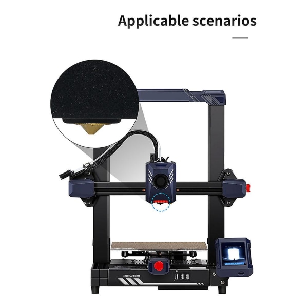 For 2 Hotend Sett 24v 60w Ekstruderhode Messingdyse For 2 Neo/max/plus 3D-skriver