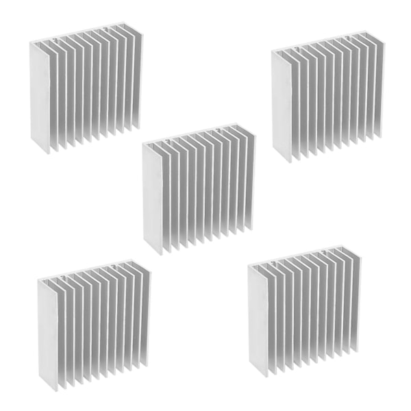 Aluminium Køleplade Køleradiator til CPU Køler - 5 stk.