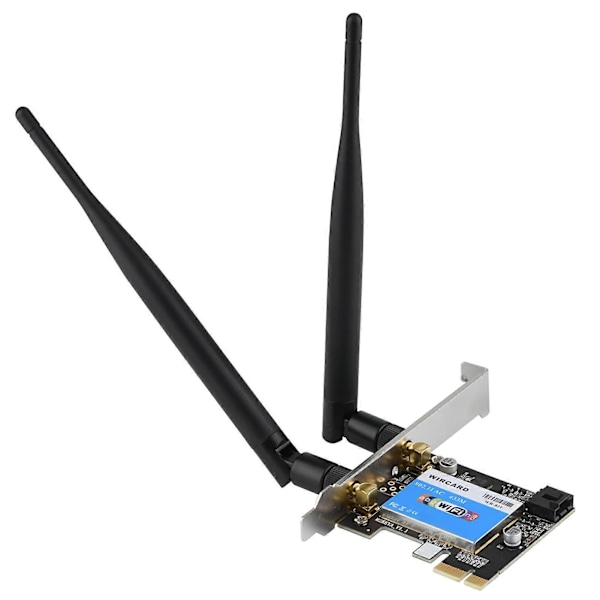 PCIE Netværkskort 433Mbps Dual Band 2.4g 5G til Bluetooth 4.0 til Bluetooth Netværkskort til Desktop YEMMA