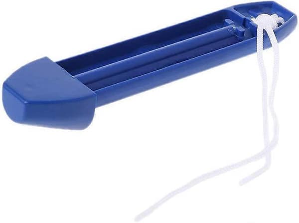 Vattentemperatur Termometer Dammtermometer Pooltermometer med Snöre Splittringsresistent för Utomhus Inomhus (1st, blå)