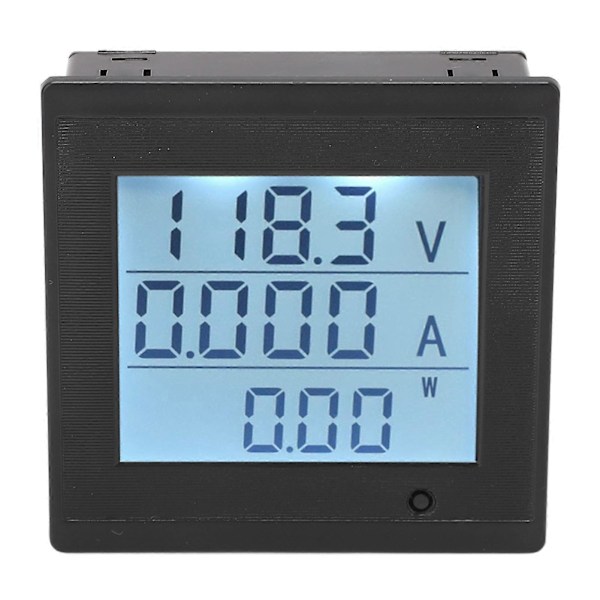 Digital Voltmeter LCD-skärm Strömmätare DC 6?200V Volt Monitor Alarmfunktion