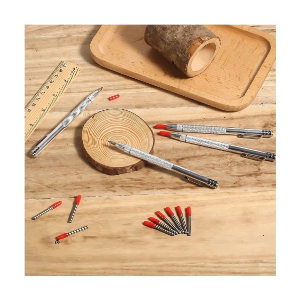 Tungsten Carbide Scriber, Aluminium Carbide Scriber Pen med magnet, Etsning Gravering Pen med Clip Scribe Tool