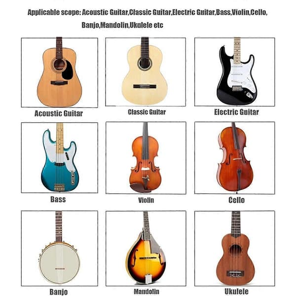 Gitarr Automatisk Luftfuktare Set Akustisk Gitarr Tvåvägs Luftfuktighetsjustering Paket Klassisk Folk