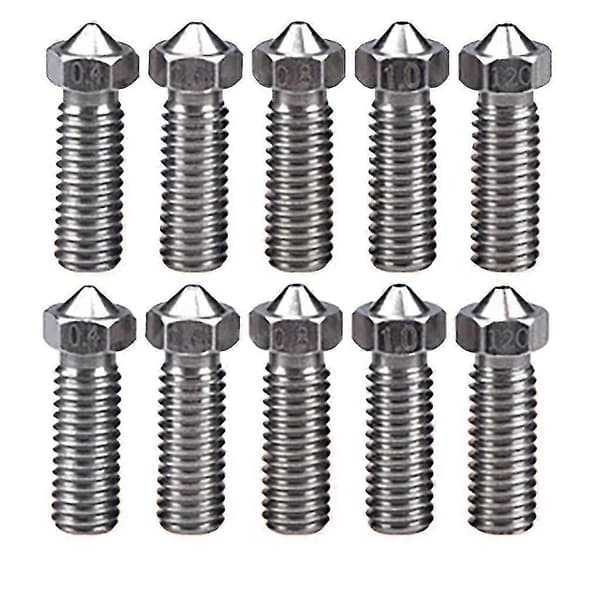 Kompatibel med E3d Volcanic Nozzle 1.75mm (nozzle-hs-175-0800) 10st 0.8mm