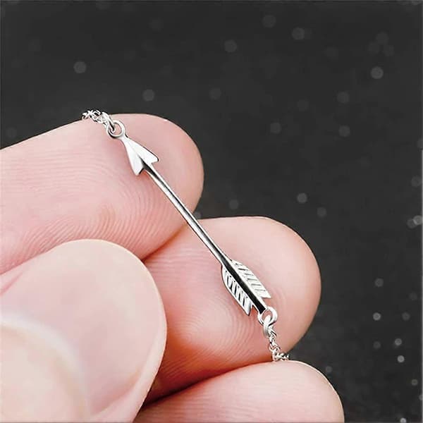 Halsband med sidledes hänge i sterlingsilver