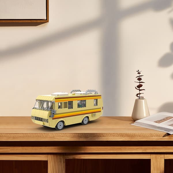Byggeklods legetøjsbiler, Breaking Bad RV-model, pædagogiske byggeklodser