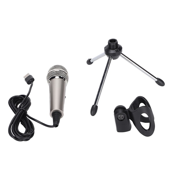 Mini Kondensatormikrofonsett Studioopptak USB-mikrofon for Livestreaming