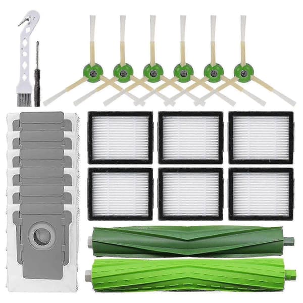 Tilbehør til iRobot Roomba i7 i3 i4 i6 i8+ j7 j7+ e5 e6 e7 robot