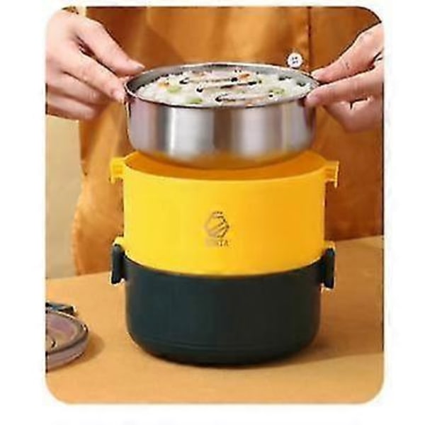 Frokost bærbar termo isolering tyk bento lag