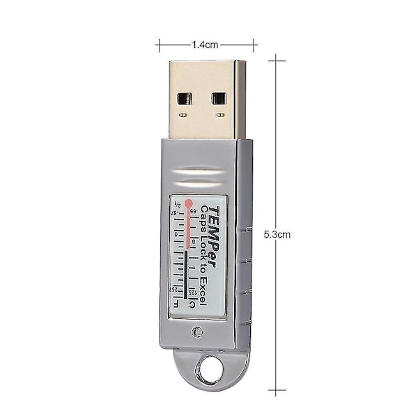 Usb Termometer Temperatur Sensor Datalogger För PC Windows Xp Vista/7