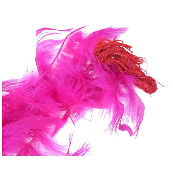 2st 2m fjäderboa fluffig hantverkskostym Dressup Bröllopsfest Heminredning (varm rosa & rosa)