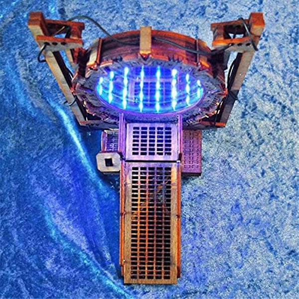 Stargate Bogmærker, Pynt, Bordlamper, Gave, LED-belyst Portal Bogmærker, To-vejs Galaxy Dør