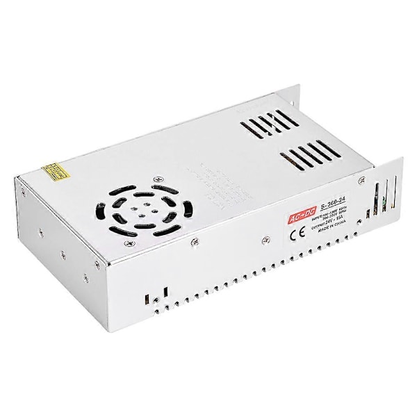 24V 15A 360W Regulert Switch Strømforsyning Adapter Transformator for 3D Printer YEMMA