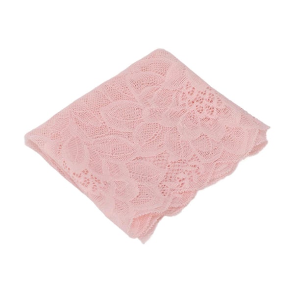 Spetsband 23cm Bred Nylon Hög Elasticitet Mjukt Används Ofta Klädtillbehör för Skor Hattar Sömnad Rosa YEMAA