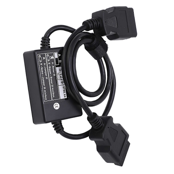 OBD2 Han- till Hon-diagnostisk Adapterkabel S.1279 S1279 Modulbyte för Peugeot Bipper