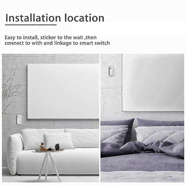 Tuya Wifi Ljussensor Intelligent Hembelysning Sensor Koppling Kontroll Ljusstyrka Sensor Illum