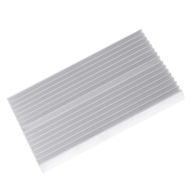 100*60*10mm DIY Jäähdytin Alumiiniritilä Jäähdytyselementti Siru IC LED Tehotransistorille YEMAA