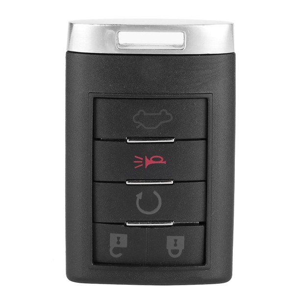 5-knapps abs bilfjärrkontroll Flip Key Fob Case Cover Shell Passar för Cadillac
