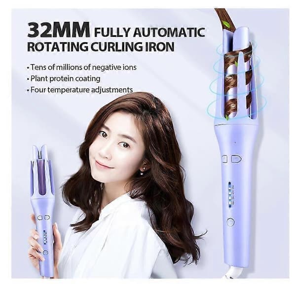 Numoya - MagicCurler, Numoya Magic Curler, Automatisk Hårkrølltang White