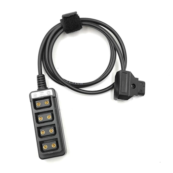 Multifunksjonell D-tap Hann Til 4-port D-tap Hunn Spiral Splitter Kabel Banmo