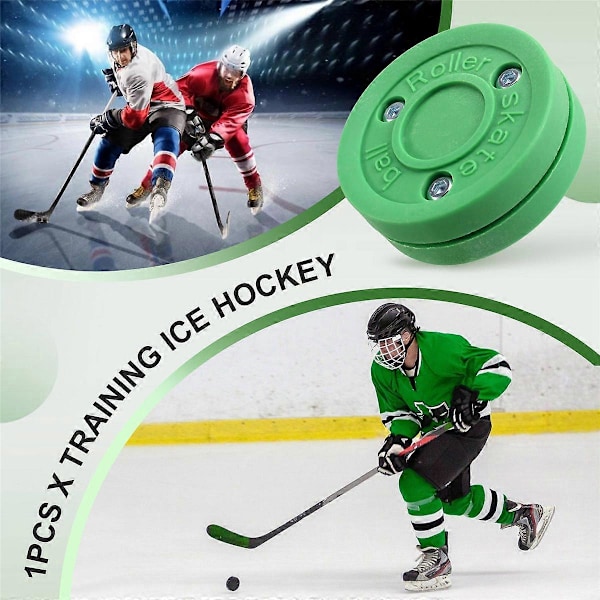 Rullaluistinhockey Kaksikerroksinen Pallo Harjoitus Hockey Litteä Pallo Pyöreä Pallo Maaharjoituspallo Kuiva