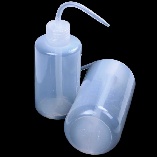 4-pack Växtblomma Succulent Vattningsflaska Plast Böjd Mun Vattningskannor Pressflaska--250ml