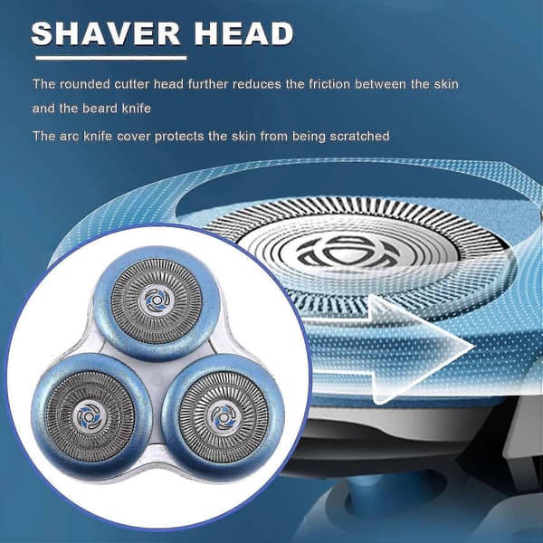 Barberhoved til Philips serie 7000 9000 Rq12