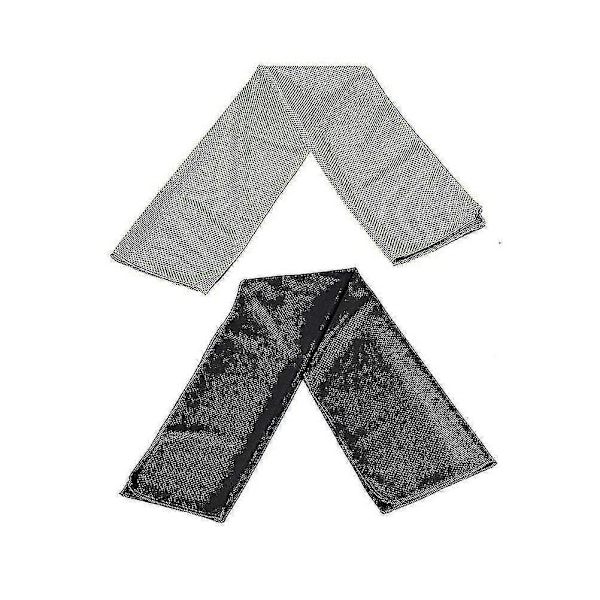 2 stk. Hurtigtørrende Håndklæde Fitness Sports Microfiber Kølehåndklæde Sportsudstyr Til Udendørs Løb Camping Yoga Gymnastik (tilfældig farve) - sort-grøn
