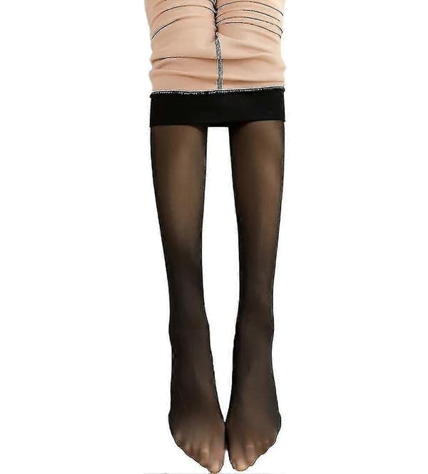 Dame Magic Ekstra Tykke Varme Vinter Dobbel Foret Stretch Termisk Fleece Tights